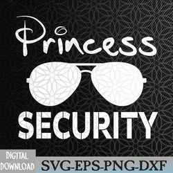 princess security funny birthday halloween party design svg, eps, png, dxf, digital download