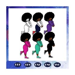 black girl magic svg, women bundle svg, afro queen svg, black power svg, black girl for silhouette, files for cricut, sv