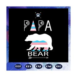 papa bear svg, papa svg, bear svg, daddy svg, fathers day svg, father svg, fathers day gift, gift for papa, fathers day