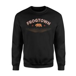frogtown los angeles neighborhood cali bear sweatshirt