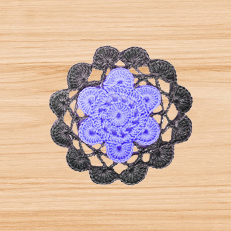 A CROCHET ROUND COASTER PATTERN