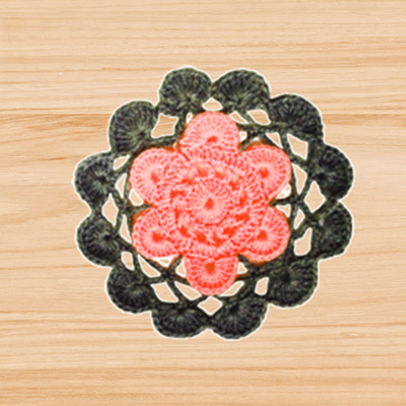 A CROCHET ROUND COASTER PATTERN