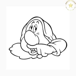 sneezy svg free, dwarfs svg, seven dwarfs svg, instant download, cartoon svg, outline svg, snow white svg, shirt design,