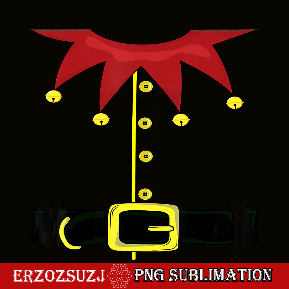 CRS17102304-Christmas Elf Costume - Xmas Santa's Elf Shirt, Funny Elf PNG.png