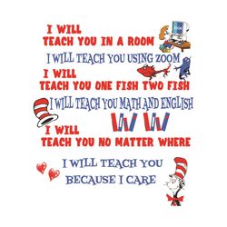 i will teach you in a zoom dr seuss svg, dr seuss svg, teaching svg, teacher svg, dr seuss teacher, zoom teaching svg, t