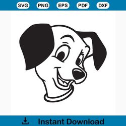 101 dalmatians free svg, disney svg, cartoon svg, instant download, silhouette cameo, shirt design, outline svg, free ve