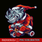 CRS17102323-Christmas Rhino PNG, Santa wearing hat PNG, Merry Xmas PNG.png