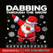 CRS17102329-Christmas Santa PNG, Dabbing Through The Snow PNG, Xmas Kids Boys Dab PNG.png