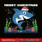 CRS20102303-Merry Christmas PNG, Christmas Shark Santa Hat PNG, Christmas Vibes PNG.png