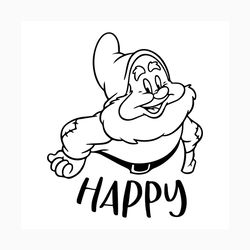 happy svg free, trending svg, disney svg, dwarf svg, snow white svg, instant download, snow white and the seven dwarfs s