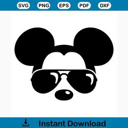 mickey mouse sunglasses svg, disney svg, mickey svg, mickey disney svg, mickey mouse svg, disney mouse svg, mickey sungl