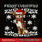 CRS201023140-Merry Christmas PNG, Ornament Brown Chihuahua Xmas PNG, Adorable Santa Dog PNG.png