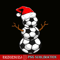 CRS20102361-Funny Xmas Christmas Holiday PNG, Santa Snowman Ball PNG, Christmas Gifts Soccer PNG.png