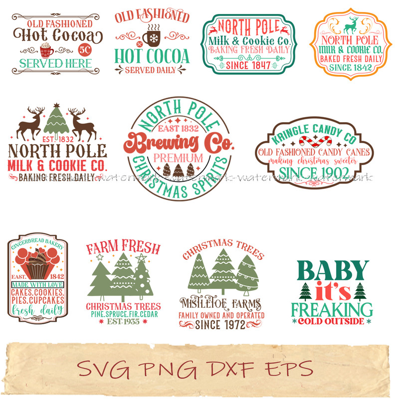 Retro Christmas Sign Svg Bundle.jpg