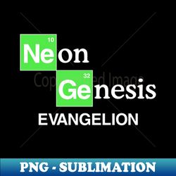 Breaking Bad  Neon Genesis Evangelion - Decorative Sublimation PNG File - Enhance Your Apparel with Stunning Detail