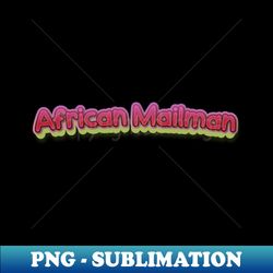 African Mailman Nina Simone - Sublimation-Ready PNG File - Instantly Transform Your Sublimation Projects