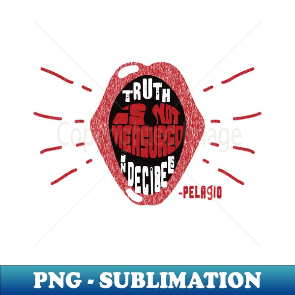 Not Measured Icon TRUTH is not measured in DECIBELS - PNG Sublimation Digital - Inspire ...