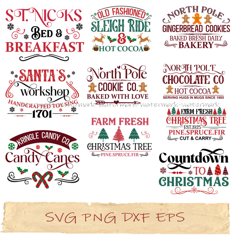 Vintage Christmas Sign Svg Bundle.jpg