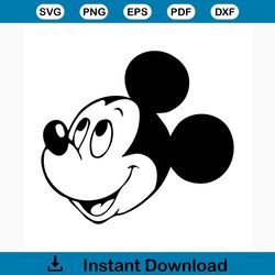 mickey mouse svg free, disney svg, mickey head svg, instant download, silhouette cameo, shirt design, mickey svg free ve