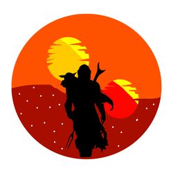 the mandalorian and baby yoda pew pew mandafakas svg, trending svg, pew pew svg