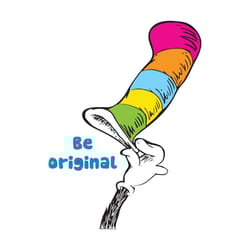 be original rainbow hat dr seuss svg, dr seuss svg, rainbow hat svg, cat in the hat svg, funny dr seuss svg, dr seuss ch