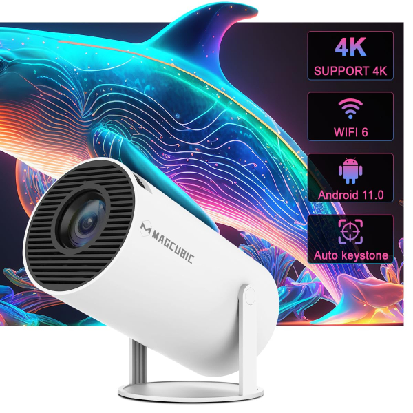 Magcubic Projector Hy300 4K Android 11 Dual Wifi6 Home Cinem - Inspire ...