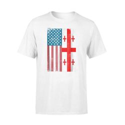 american georgian flag georgia republic country premium t-shirt