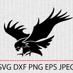 eagle svg,png,eps cameo cricut design template stencil vinyl decal tshirt transfer iron on
