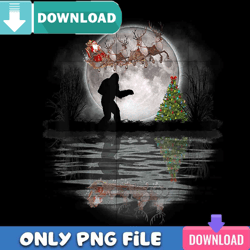 Bigfoot Christmas PNG Perfect Files Design Download