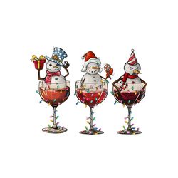 christmas wines snowman cocktails png download