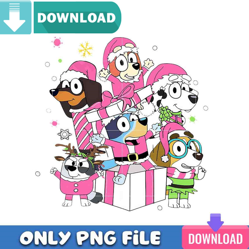Pink Blueymas Holiday PNG Perfect Sublimation Design Download.jpg
