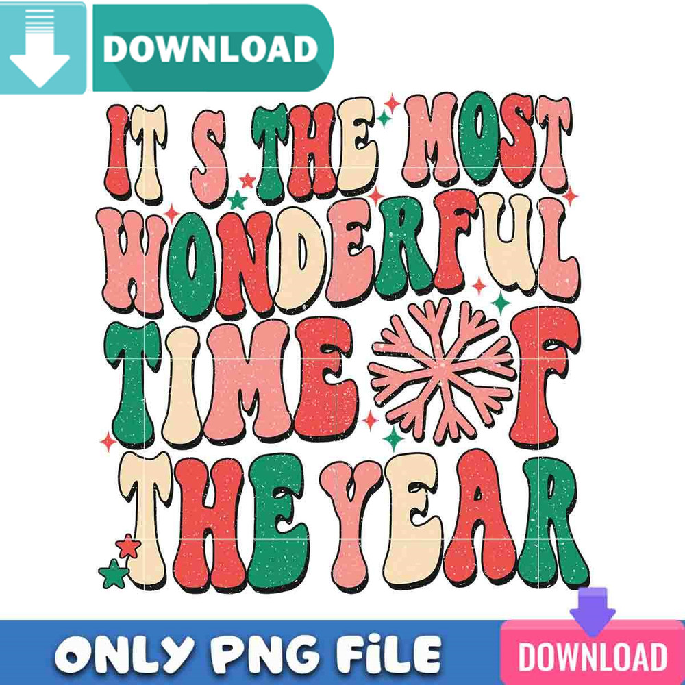 Wonderful Time Of The Year Christmas Png Best Files Design.jpg