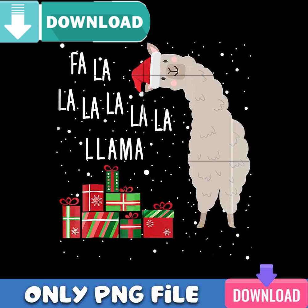 Fa La La Llama PNG Best Files Design Download.jpg