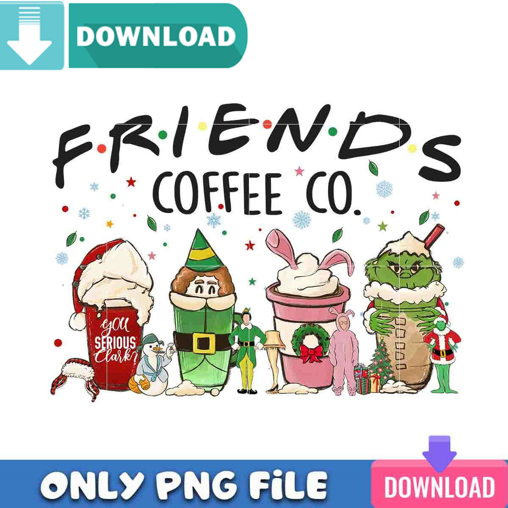 Friends Coffee Co Christmas Png Best Files Design Download.jpg
