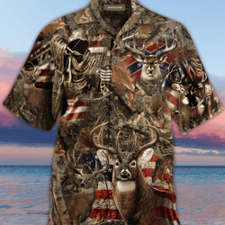 awesome deer hunting unisex hawaii shirt