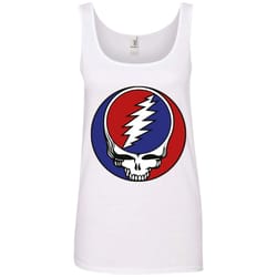agr grateful dead logo ringspun tank top
