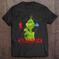 teamgrinch christmas sweater v-neck t-shirt