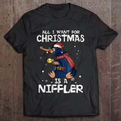 All I Want For Christmas Is A Niffler Ugly Christmas Sweater2 TShirt