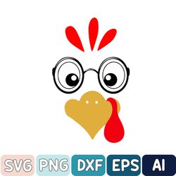 turkey face svg, turkey svg, gobble svg, thanksgiving svg, funny turkey svg, cutting file for cricut silhouette