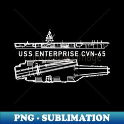 USS Enterprise CVN-65 Aircraft Carrier Blueprints - Professional Sublimation Digital Download - Instantly Transform Your Sublimation Projects
