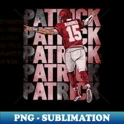 patrick mahomes kansas city repeat - png transparent sublimation design - instantly transform your sublimation projects