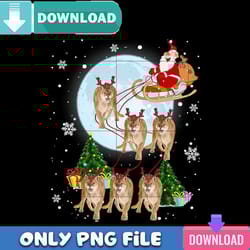 cougar reindeer christmas png perfect sublimation design download