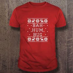 bah humbug ugly christmas tee shirt