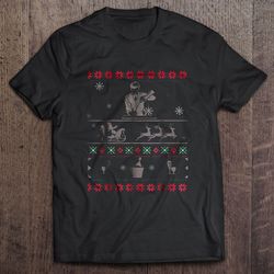 bartender christmas sweater tee t-shirt