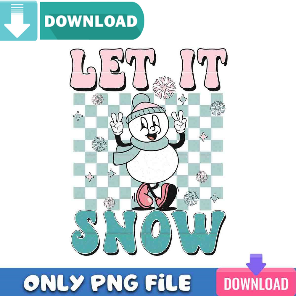 Let It Snow Winter Season Png Best Files Design Download.jpg