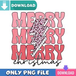 Merry Christmas Lightning Pink Png Best Files Design