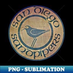 san diego sandpipers softball - png transparent sublimation file - create with confidence