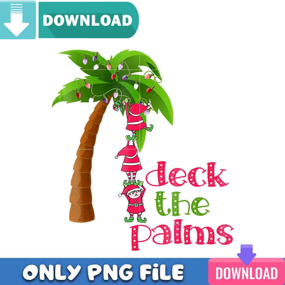 Christmas Deck The Palms Png Best Files Design Download.jpg