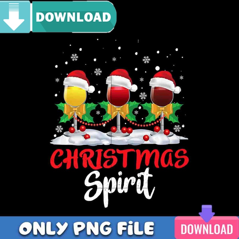 Christmas Spirit Wine Glasses New Png Best Files Design.jpg