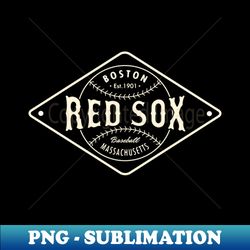 Boston Red Sox Diamond 1 by  Buck Tee Originals - Premium PNG Sublimation File - Spice Up Your Sublimation Projects